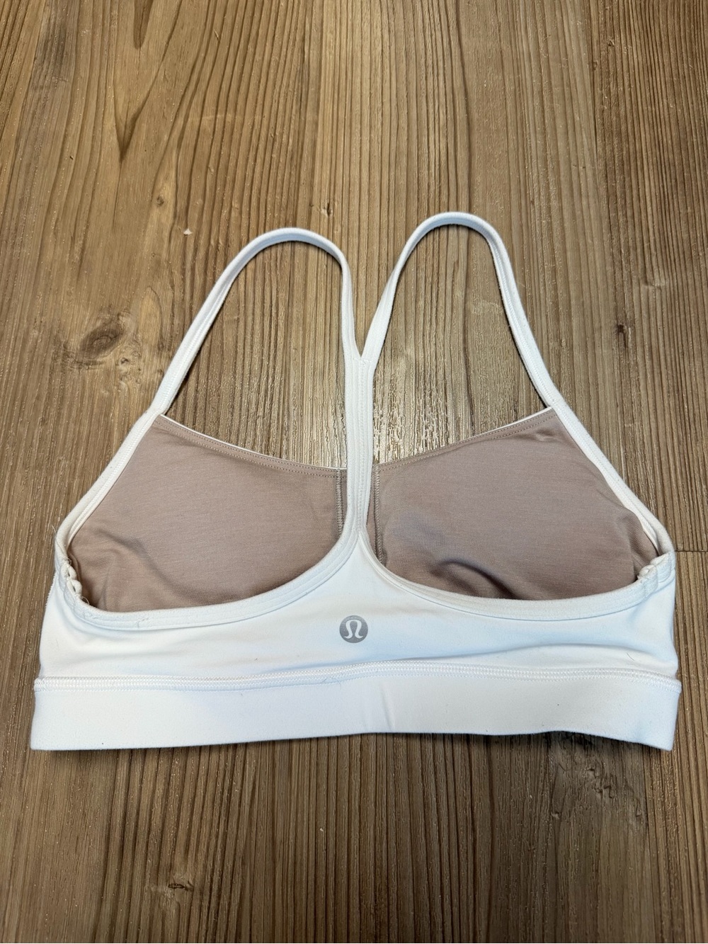 Lulu flow y bra in white